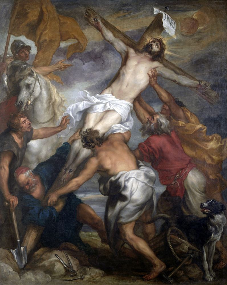 De kruisoprichting van Anthony van Dyck