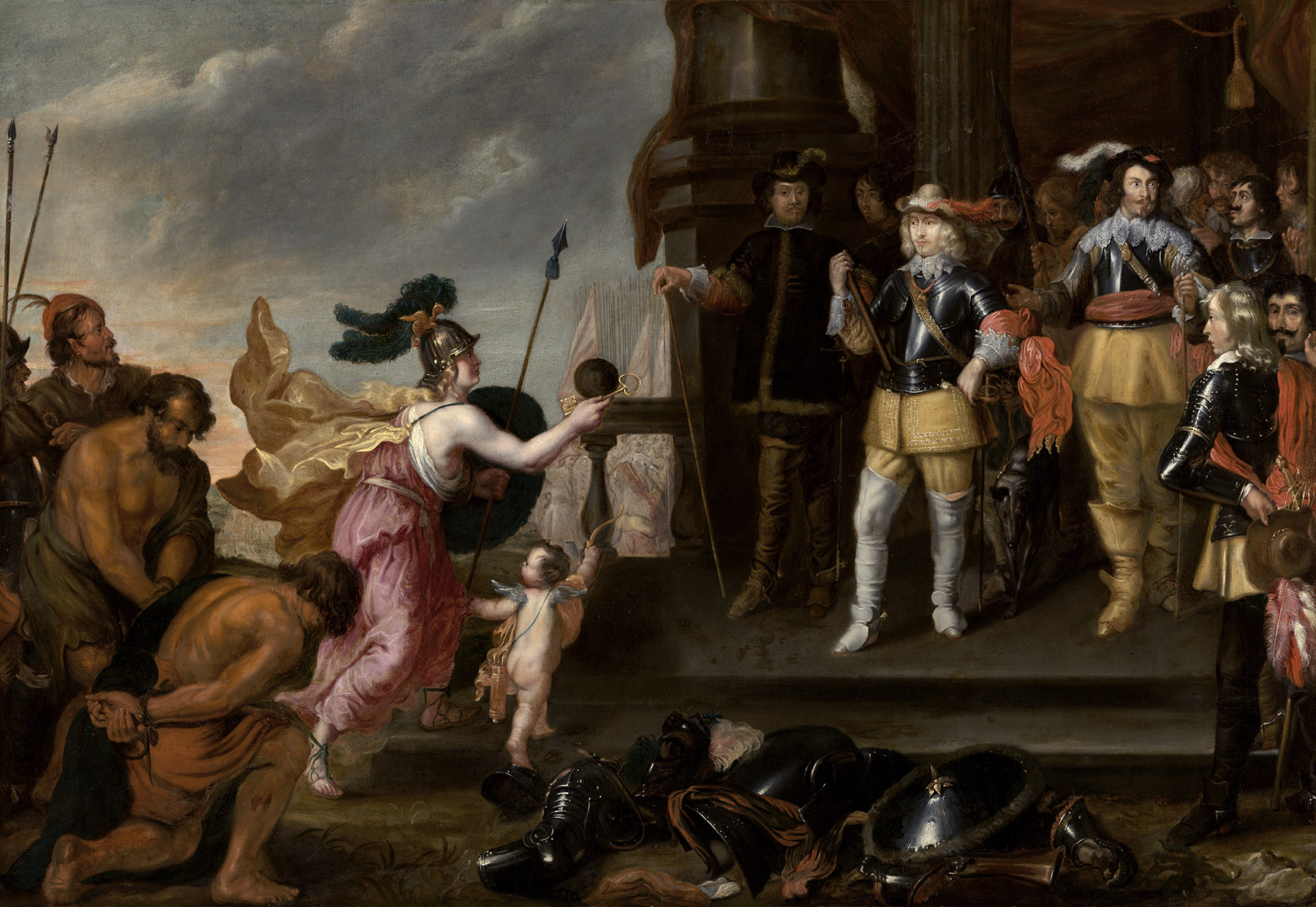 Frans Francken - De Adel van de Nederlanden smeekt om genade bij de Hertog van Alva